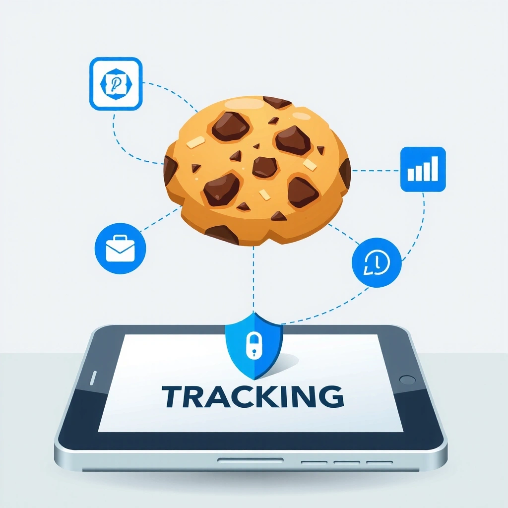 Cookie and tracking technology illustration