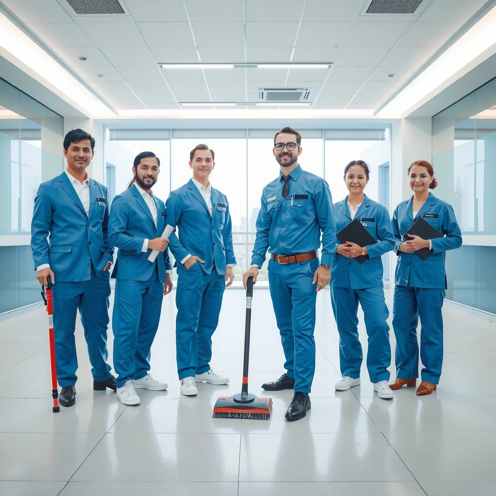 Professional cleaning service background