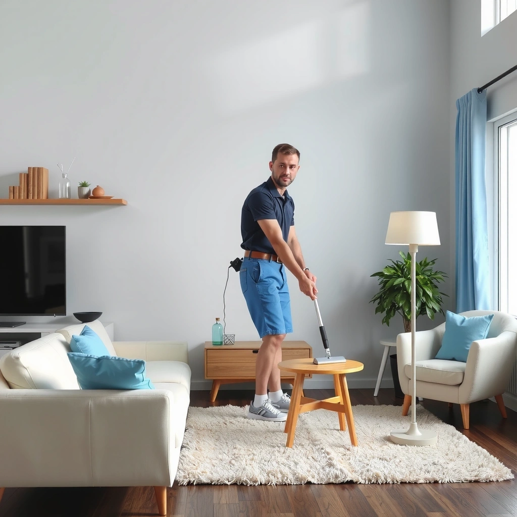 Regular house cleaning service